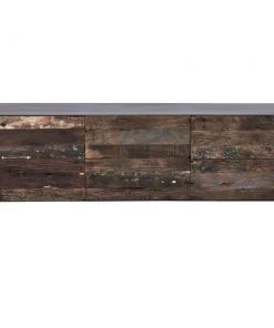 Kleo INDOOR Pure Mixed Hardwood & Powder Coated Metal Lowline 6 Drawer Storage Unit