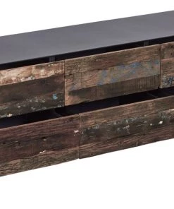 Kleo INDOOR Pure Mixed Hardwood & Powder Coated Metal Lowline 6 Drawer Storage Unit 5 Kleo INDOOR Pure Mixed Hardwood & Powder Coated Metal Lowline 6 Drawer Storage Unit