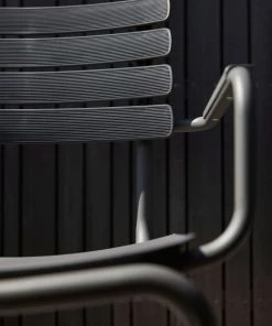 ReClips Outdoor Dining Chair With Armrests By Houe (Grey) 7 ReClips Outdoor Dining Chair With Armrests By Houe (Grey)
