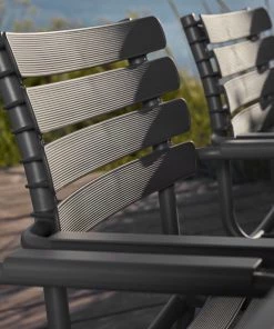 ReClips Outdoor Dining Chair With Armrests By Houe (Grey) 8 ReClips Outdoor Dining Chair With Armrests By Houe (Grey)