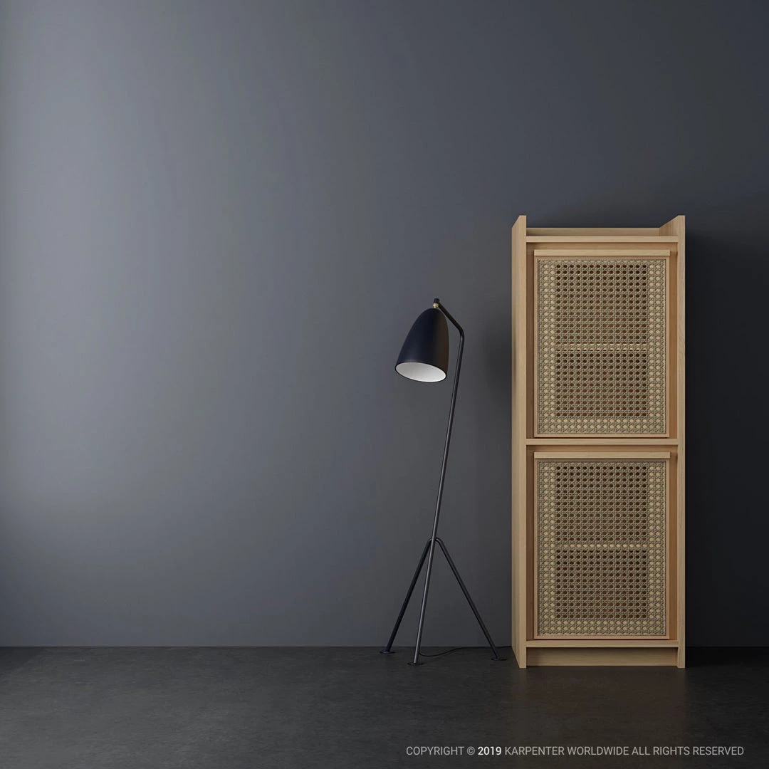 Karpenter INDOOR Roots Cupboard With 2 Doors - European Oak 1 Karpenter INDOOR Roots Cupboard With 2 Doors - European Oak