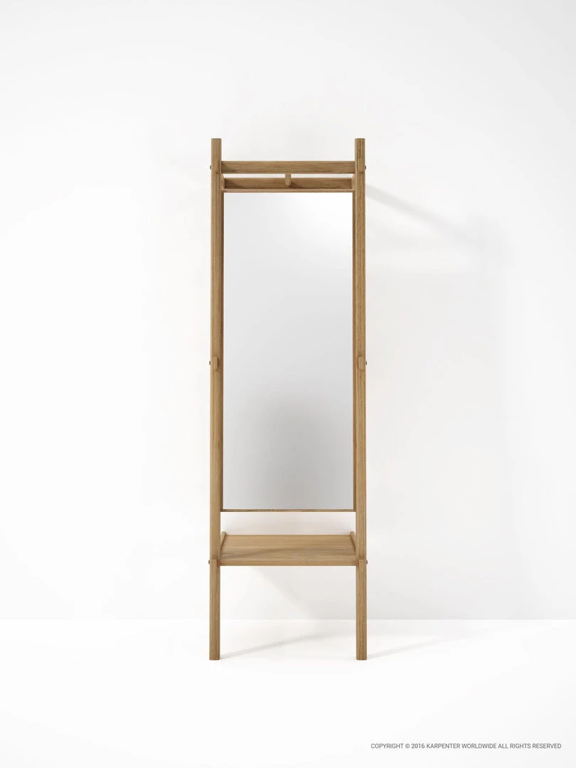 Karpenter Simply City Standing Mirror - European Oak 3 Karpenter Simply City Standing Mirror - European Oak