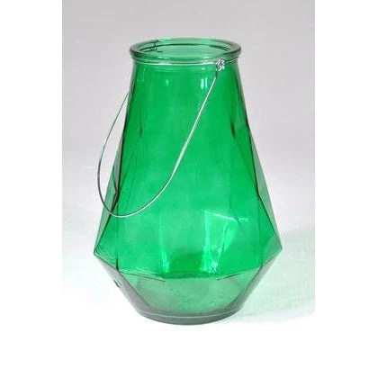 SLH Contemporary Geo Tear Drop Lantern - Green DÉCOR 2 SLH Contemporary Geo Tear Drop Lantern - Green DÉCOR