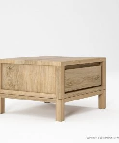 Karpenter Solid Bedside Table - European Oak