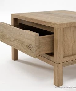 Karpenter Solid Bedside Table - European Oak