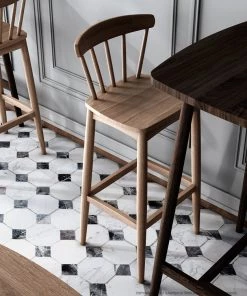 Karpenter Twist Counter Stool - FSC Teak