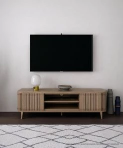 Karpenter INDOOR Koppar Media Cabinet With 2 Doors - European Oak