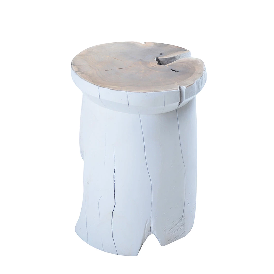 SLH INDOOR Woody Mushroom Stool White 3 SLH INDOOR Woody Mushroom Stool White