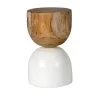 SLH Dipped Teak Hourglass Decor