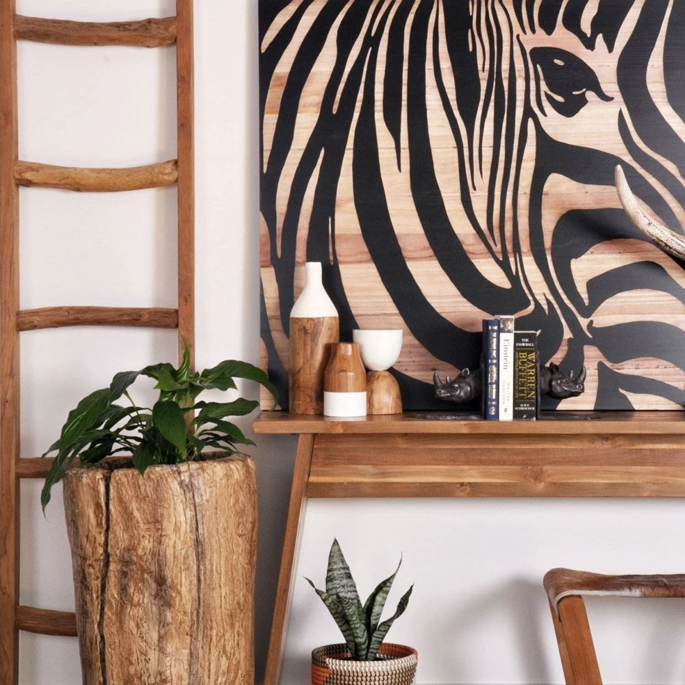 SLH Dipped Teak Hourglass Decor 2 SLH Dipped Teak Hourglass Decor