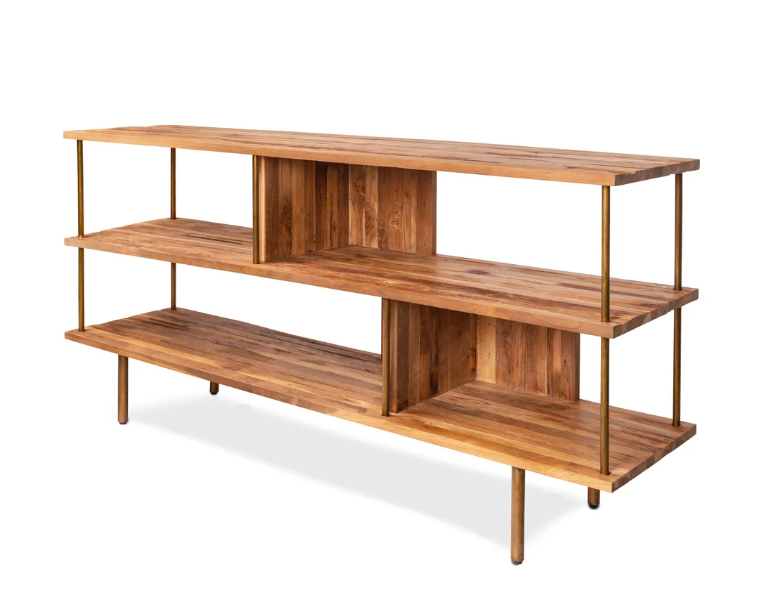 SLH INDOOR Kali Open Sideboard Teak 2 SLH INDOOR Kali Open Sideboard Teak