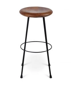 SLH Ironworx Barstool Black 75Cm