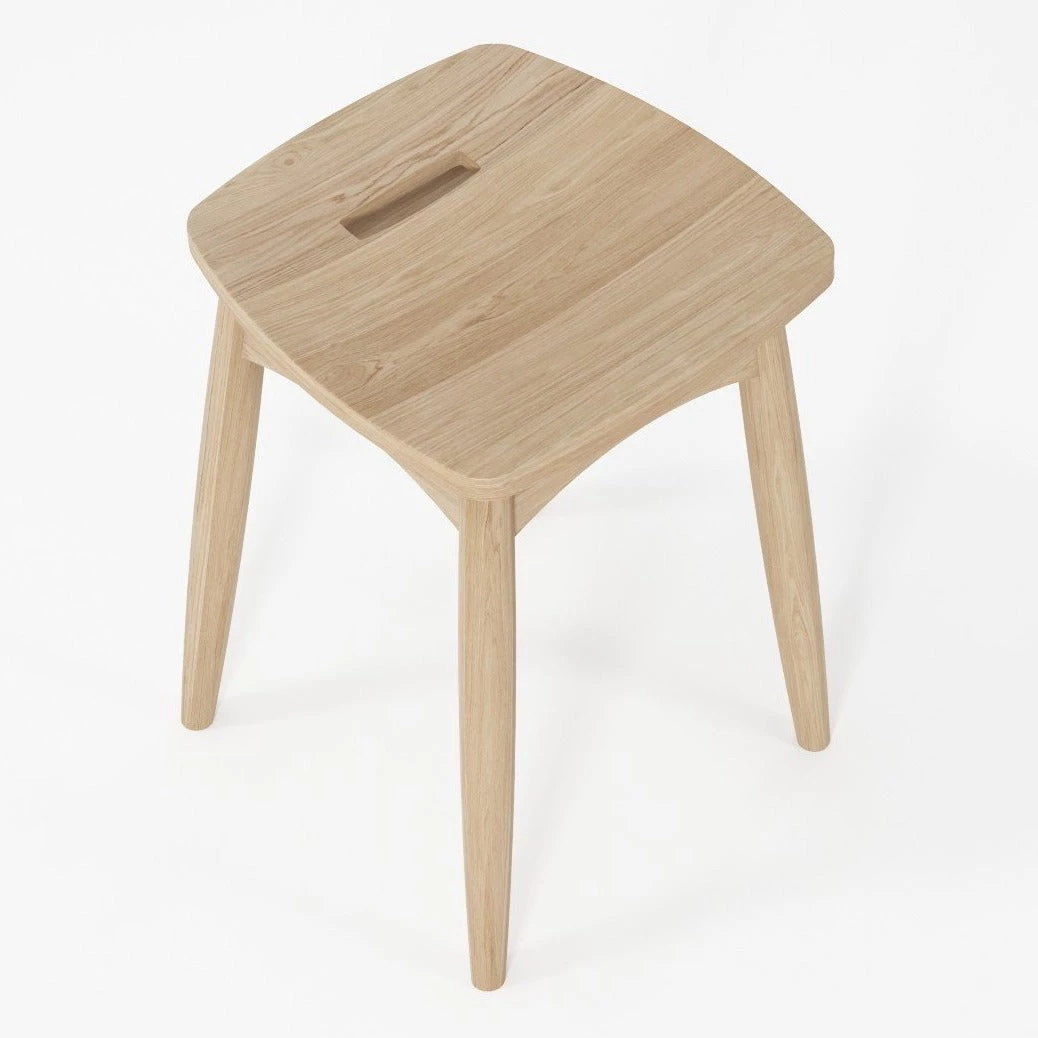 Karpenter Twist Stool - European Oak 3 Karpenter Twist Stool - European Oak