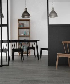 Karpenter Twist Dining Table 160cm - Satin Black