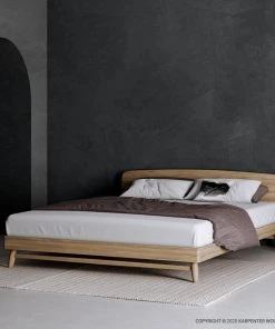 Karpenter Twist Queen Bed - European Oak INDOOR