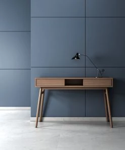 Karpenter Twist Desk With 2 Drawers - FSC Teak