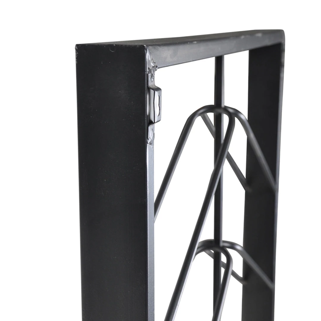 SLH Chevron Wine Rack - Iron 3 SLH Chevron Wine Rack - Iron