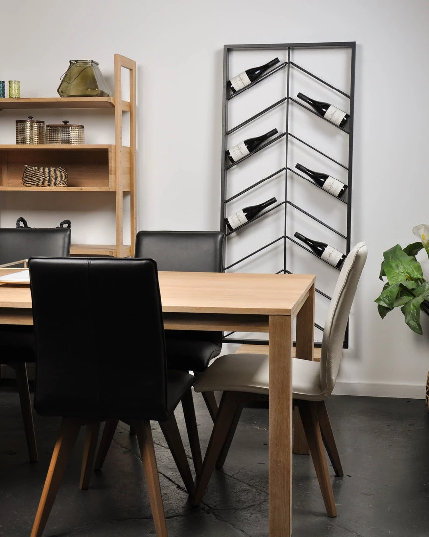 SLH Chevron Wine Rack - Iron 5 SLH Chevron Wine Rack - Iron