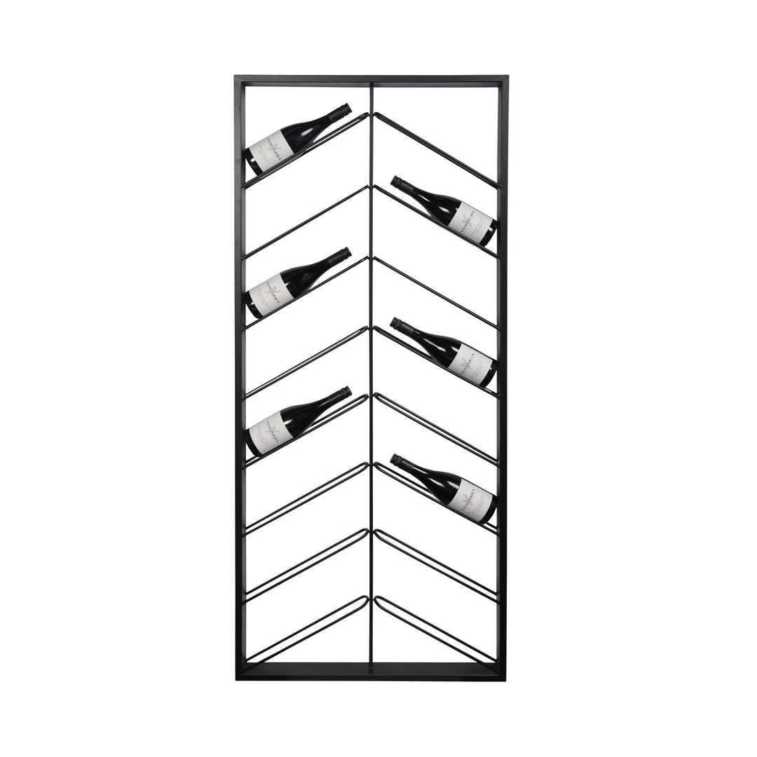 SLH Chevron Wine Rack - Iron 1 SLH Chevron Wine Rack - Iron