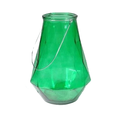 SLH Contemporary Geo Tear Drop Lantern - Green DÉCOR 1 SLH Contemporary Geo Tear Drop Lantern - Green DÉCOR