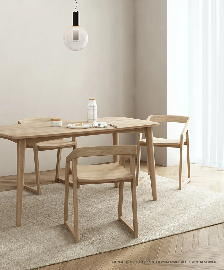 Karpenter Grasshopper Rectangular Dining Table 160cm - European Oak INDOOR 5 Karpenter Grasshopper Rectangular Dining Table 160cm - European Oak INDOOR