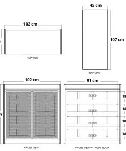 Karpenter Roots Shoe Rack -European Oak