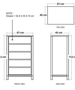 Karpenter INDOOR Solid Tallboy - FSC Teak 5 Karpenter INDOOR Solid Tallboy - FSC Teak