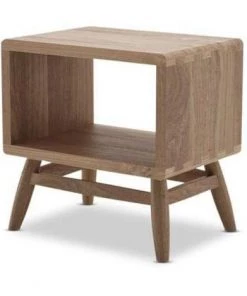 Karpenter Twist Bedside - FSC Teak INDOOR