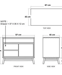 Karpenter INDOOR Twist Sideboard Small - FSC Teak 7 Karpenter INDOOR Twist Sideboard Small - FSC Teak