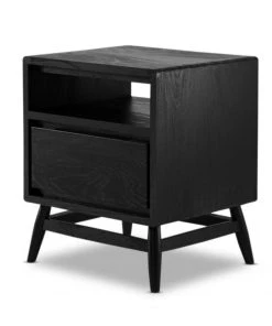 Karpenter Twist Side Table - Satin Black INDOOR