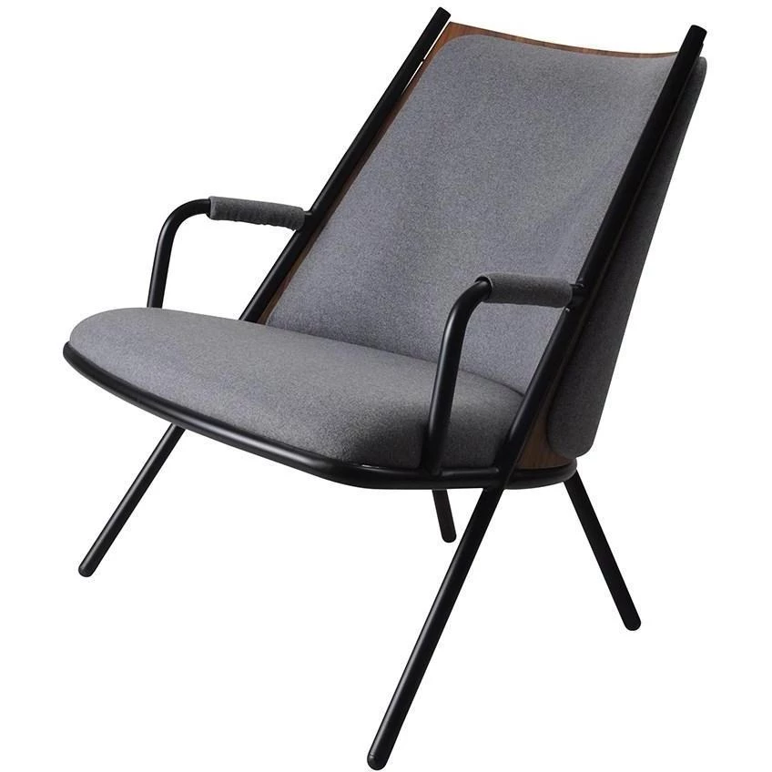 Marmo INDOOR Zafra Lounge Chair Low Back Black|Grey 1 Marmo INDOOR Zafra Lounge Chair Low Back Black|Grey